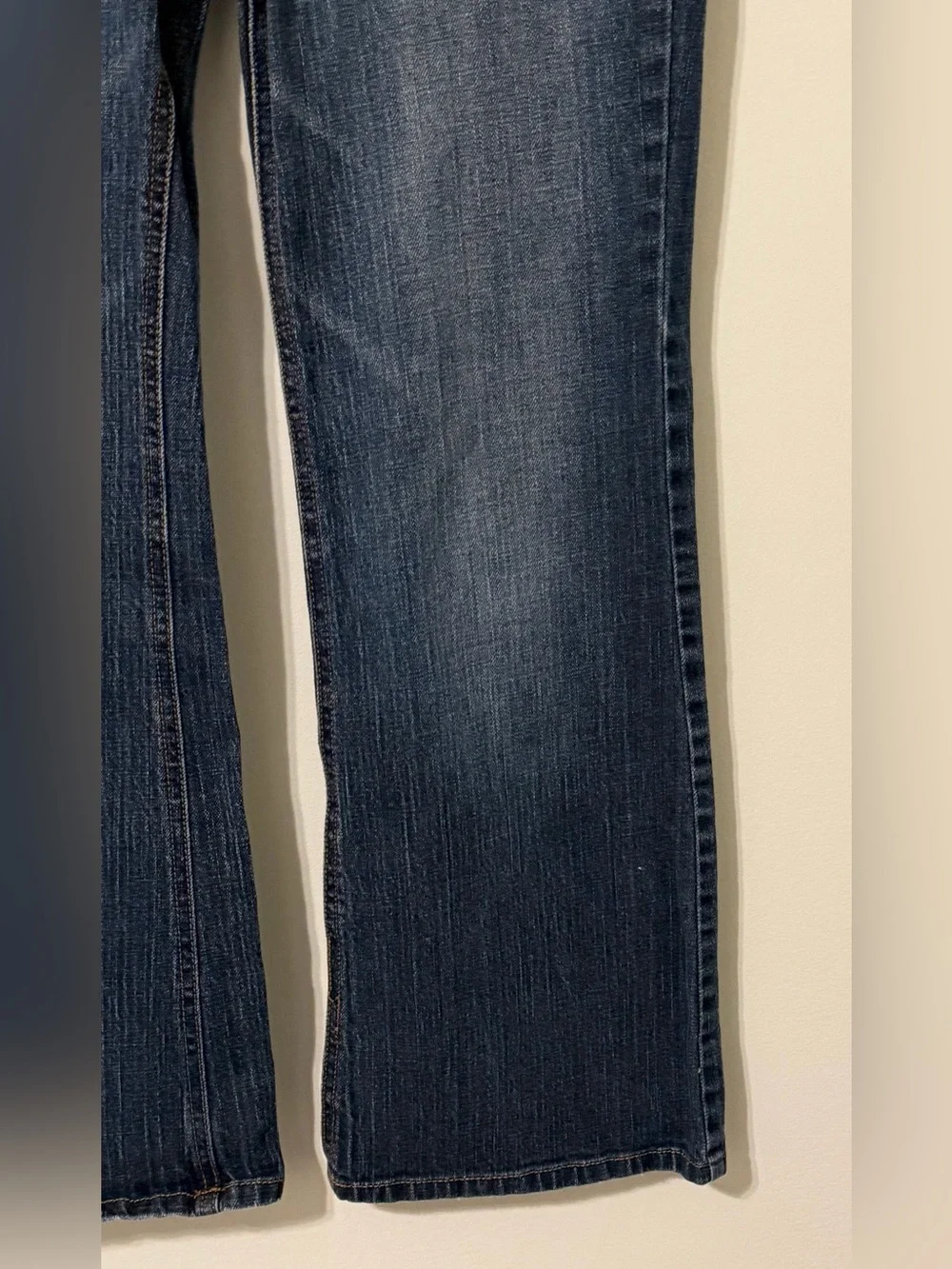 Tilt Huntington Flare Jeans Womens Size 7 Short Blue Stretch Low Rise Y2K